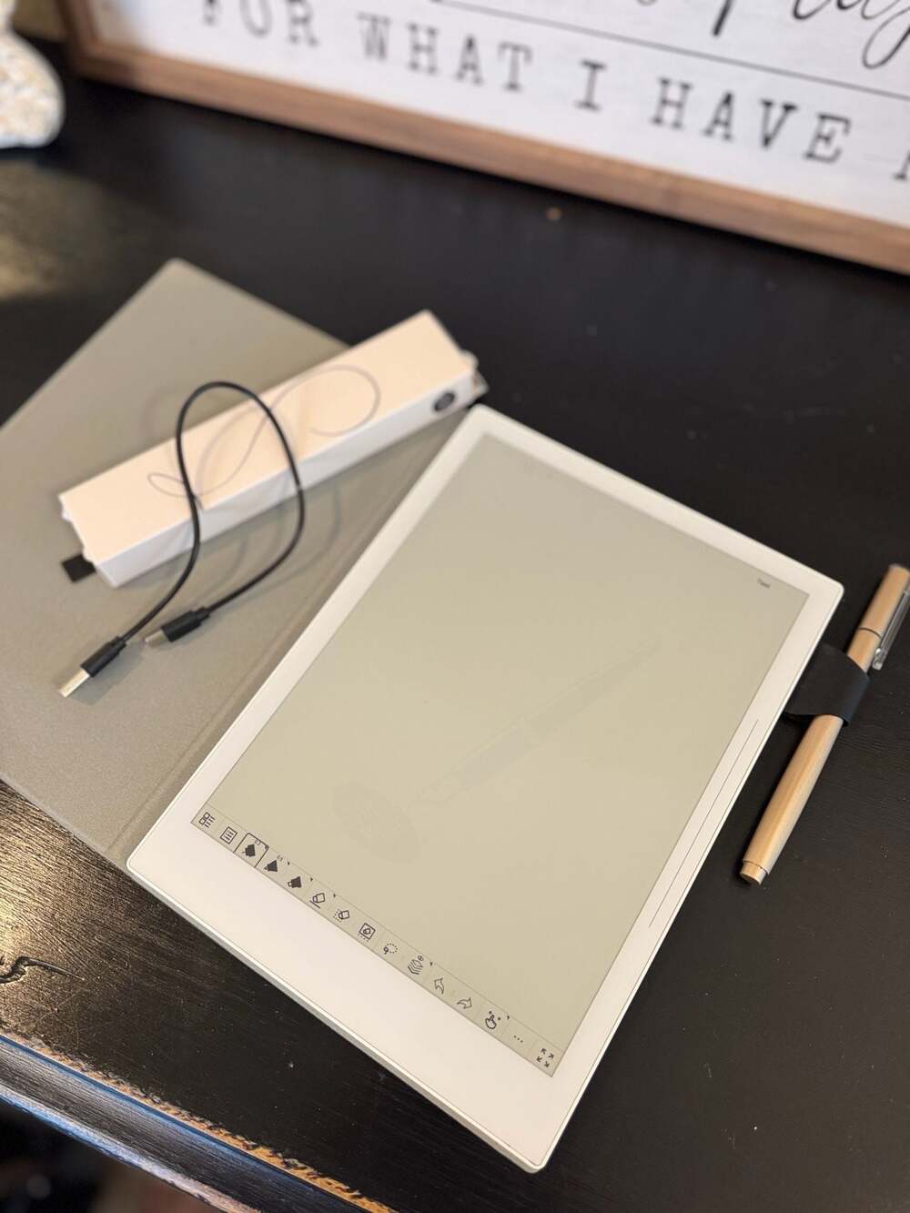 Supernote A5 X Digital E-Ink Note Taking Tablet with Stylus and Folio Case